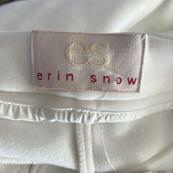 Erin Snow Zola Bootcut Pants in White, New, Size 6 - Picture 12 of 13